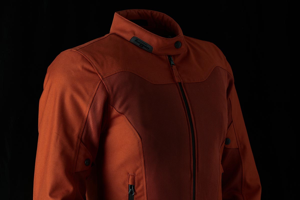 Blouson Moto Furygan MISTRAL LADY EVO 3 — Protection CE Niveau A Rouille - LE PRATIQUE DU MOTARD