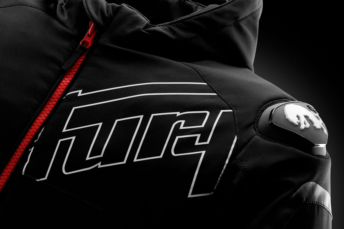 Blouson Moto Furygan SEKTOR ROADSTER EVO — Protection CE Niveau AA Noir - Blanc - Rouge - LE PRATIQUE DU MOTARD