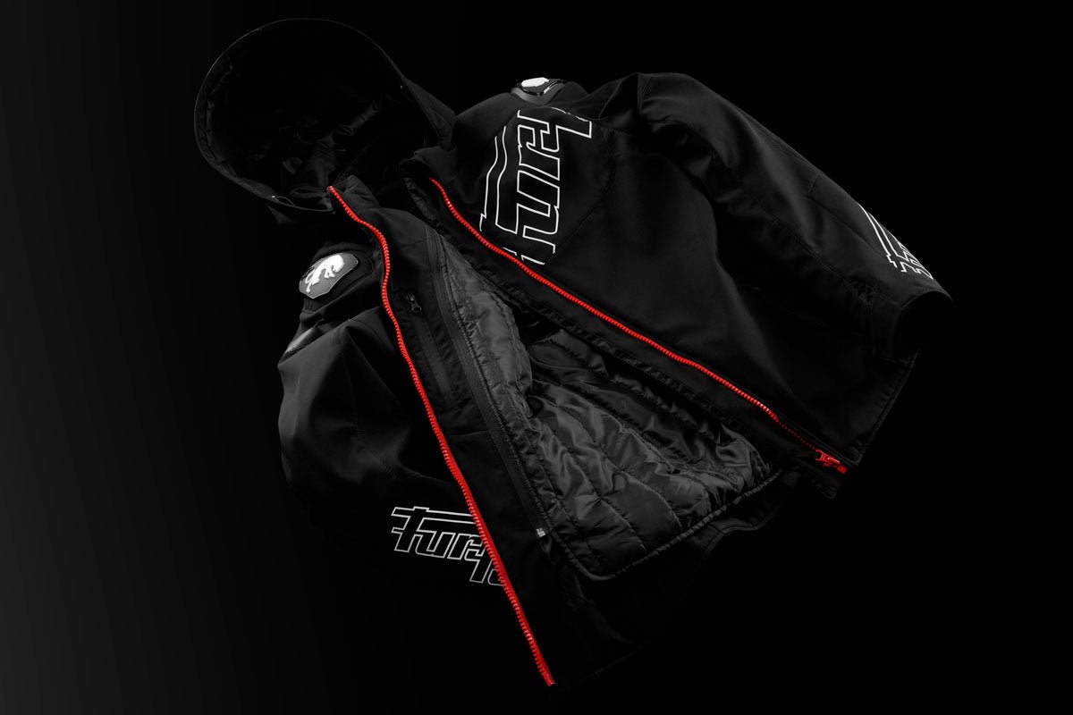 Blouson Moto Furygan SEKTOR ROADSTER EVO — Protection CE Niveau AA Noir - Blanc - Rouge - LE PRATIQUE DU MOTARD