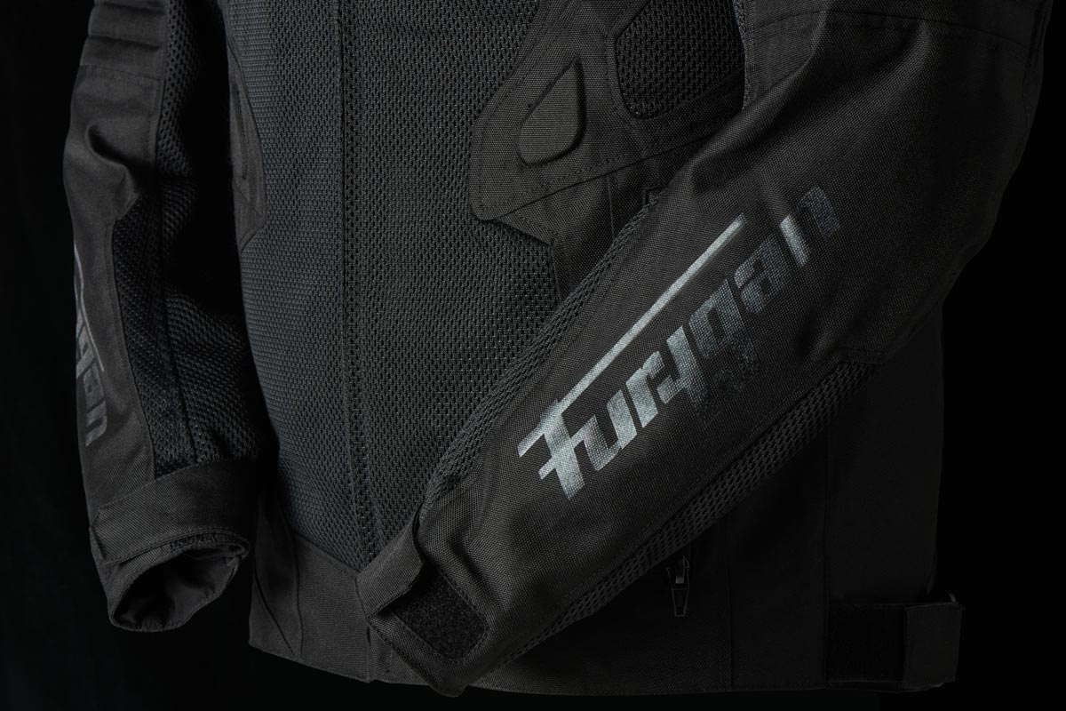 Blouson Moto Furygan ATOM VENTED EVO — Protection CE Niveau A Noir - Noir - LE PRATIQUE DU MOTARD