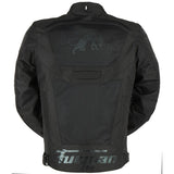 Blouson Moto Furygan ATOM VENTED EVO — Protection CE Niveau A Noir - Noir - LE PRATIQUE DU MOTARD