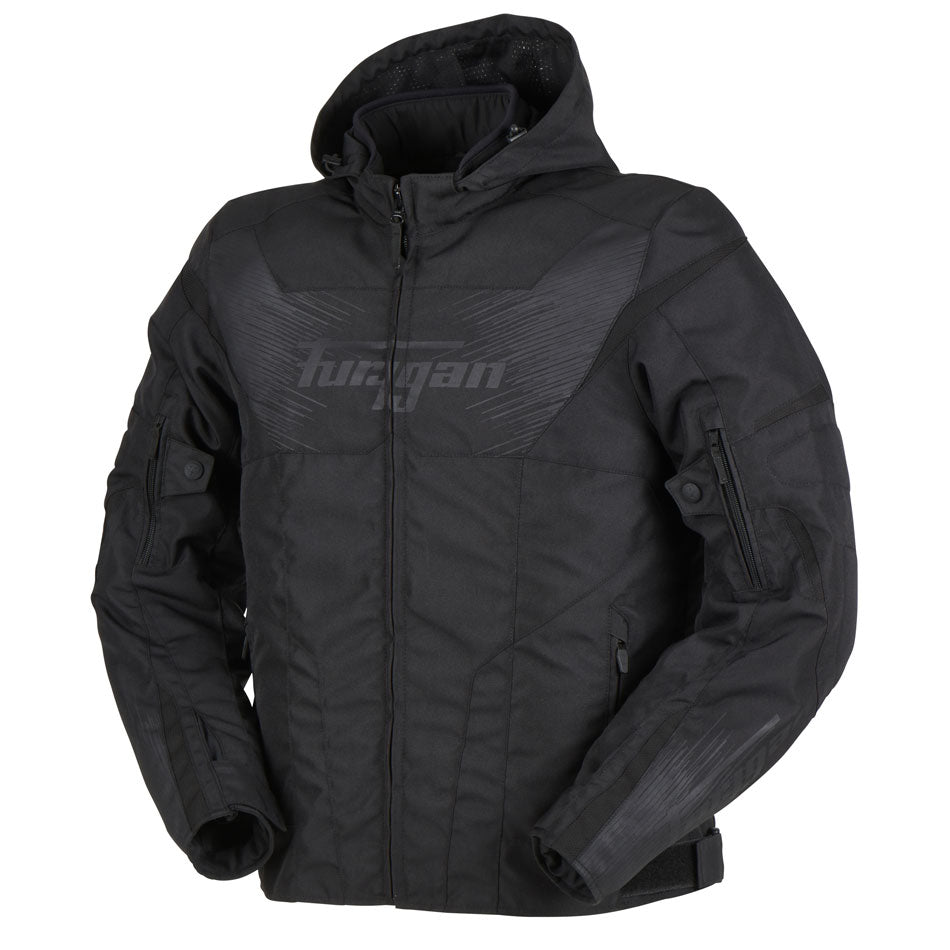 Blouson Moto Furygan SHARD — Protection CE Niveau AA Noir - Noir - LE PRATIQUE DU MOTARD