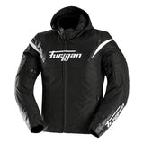 Blouson Moto Furygan SHARD — Protection CE Niveau AA Noir - Blanc - LE PRATIQUE DU MOTARD