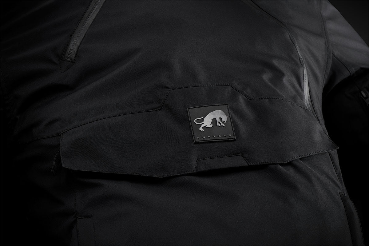 Blouson Moto Furygan ASHTON — Protection CE Niveau A Noir - LE PRATIQUE DU MOTARD