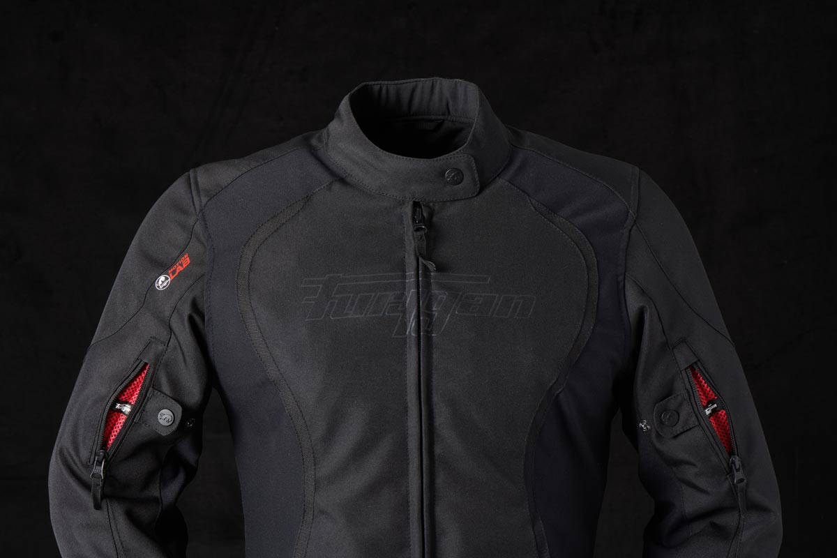 Blouson Moto Furygan ODESSA — Protection CE Niveau AA Noir - Noir - LE PRATIQUE DU MOTARD