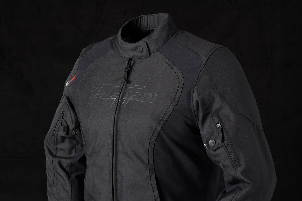 Blouson Moto Furygan ODESSA — Protection CE Niveau AA Noir - Noir - LE PRATIQUE DU MOTARD