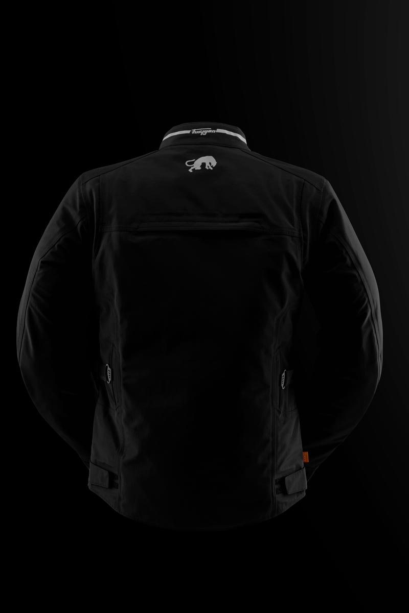 Blouson Moto Furygan HARRIS TROOPER — Protection CE Niveau A Noir - LE PRATIQUE DU MOTARD