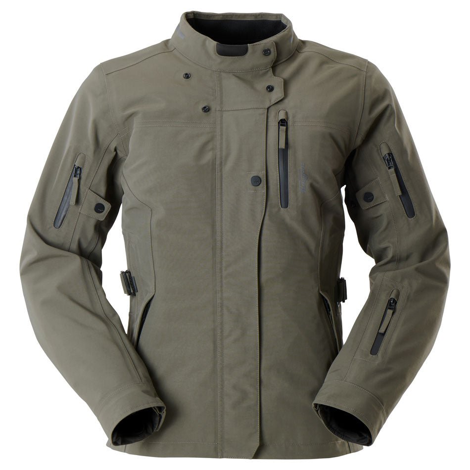 Blouson Moto Furygan SARAH TROOPER — Protection CE Niveau A Kaki - LE PRATIQUE DU MOTARD