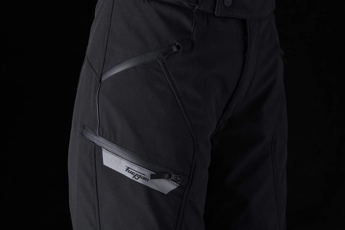 Pantalon Moto Furygan SOFTSHELL PANT LADY — Protection CE Niveau AA Noir - LE PRATIQUE DU MOTARD