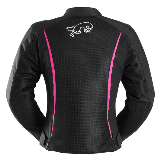 Blouson Moto Furygan ODESSA VENTED 3IN1 — Protection CE Niveau A Noir - Blanc - Rose - LE PRATIQUE DU MOTARD
