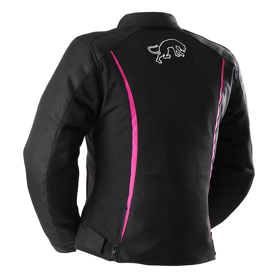 Blouson Moto Furygan ODESSA VENTED 3IN1 — Protection CE Niveau A Noir - Blanc - Rose - LE PRATIQUE DU MOTARD