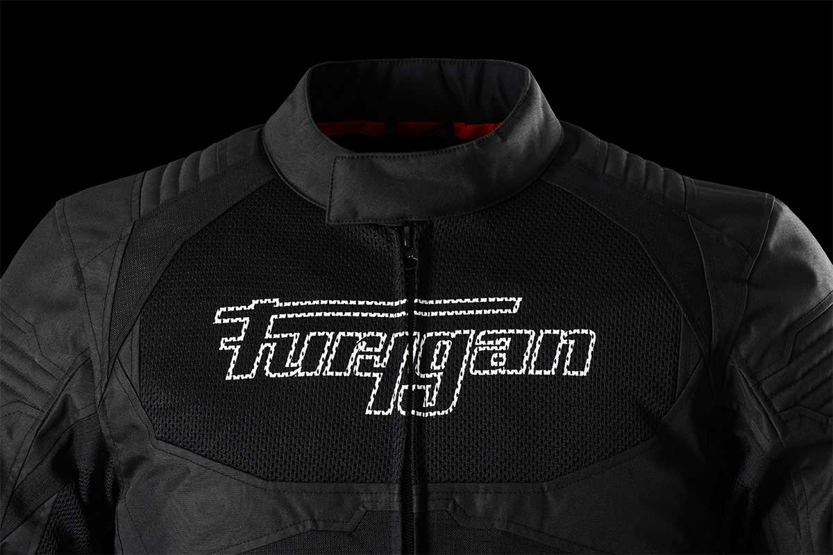Blouson Moto Furygan WB08 VENTED+ — Protection CE Niveau A Noir - Blanc - LE PRATIQUE DU MOTARD