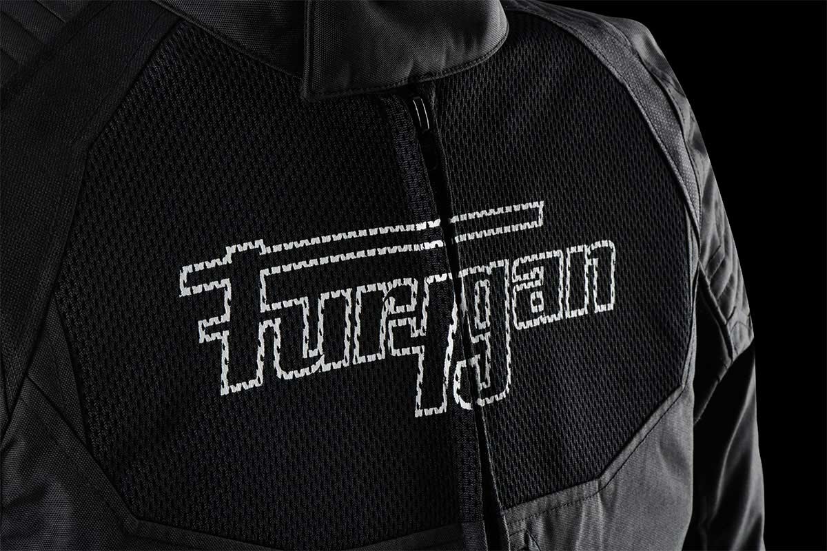 Blouson Moto Furygan WB08 VENTED+ — Protection CE Niveau A Noir - Blanc - LE PRATIQUE DU MOTARD