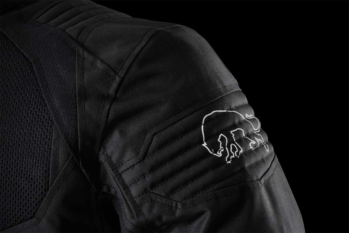 Blouson Moto Furygan WB08 VENTED+ — Protection CE Niveau A Noir - Blanc - LE PRATIQUE DU MOTARD