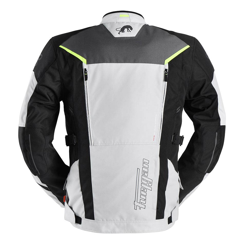 Blouson Moto Furygan BROOKS — Protection CE Niveau AA Noir - Pearl - Anthra - Stab - LE PRATIQUE DU MOTARD