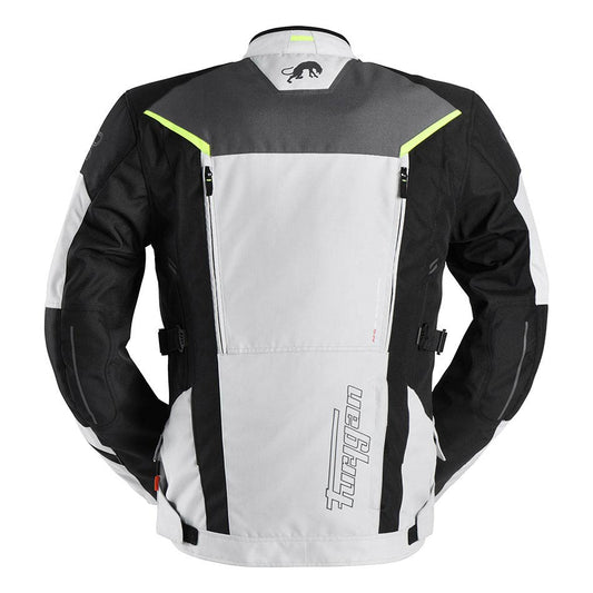 Blouson Moto Furygan BROOKS — Protection CE Niveau AA Noir - Pearl - Anthra - Stab - LE PRATIQUE DU MOTARD