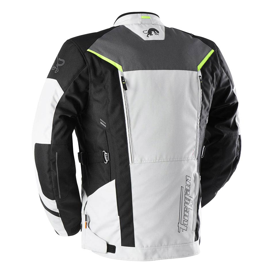 Blouson Moto Furygan BROOKS — Protection CE Niveau AA Noir - Pearl - Anthra - Stab - LE PRATIQUE DU MOTARD