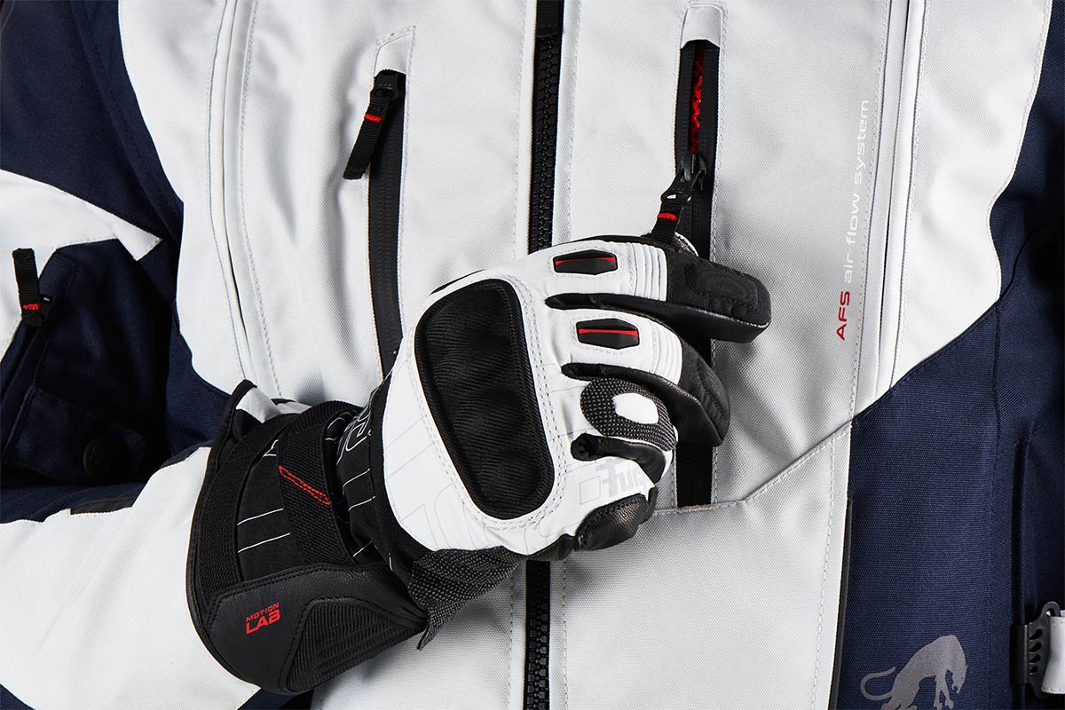 Blouson Moto Furygan BROOKS — Protection CE Niveau AA Pearl - Bleu - LE PRATIQUE DU MOTARD