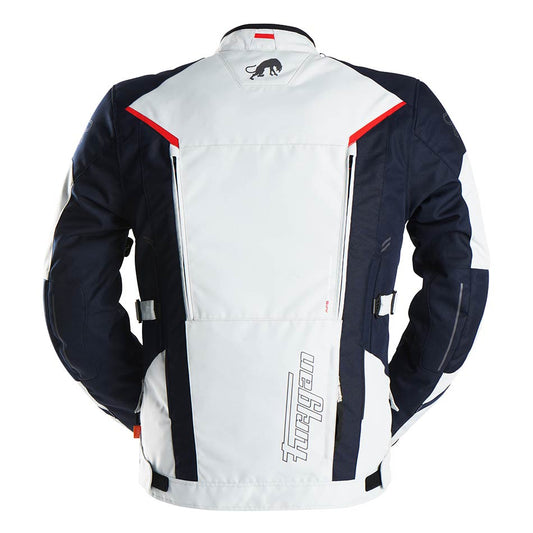 Blouson Moto Furygan BROOKS — Protection CE Niveau AA Pearl - Bleu - LE PRATIQUE DU MOTARD