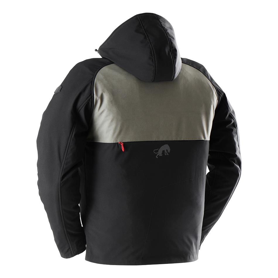 Blouson Moto Furygan ADDAX — Protection CE Niveau AA Noir - Kaki - LE PRATIQUE DU MOTARD
