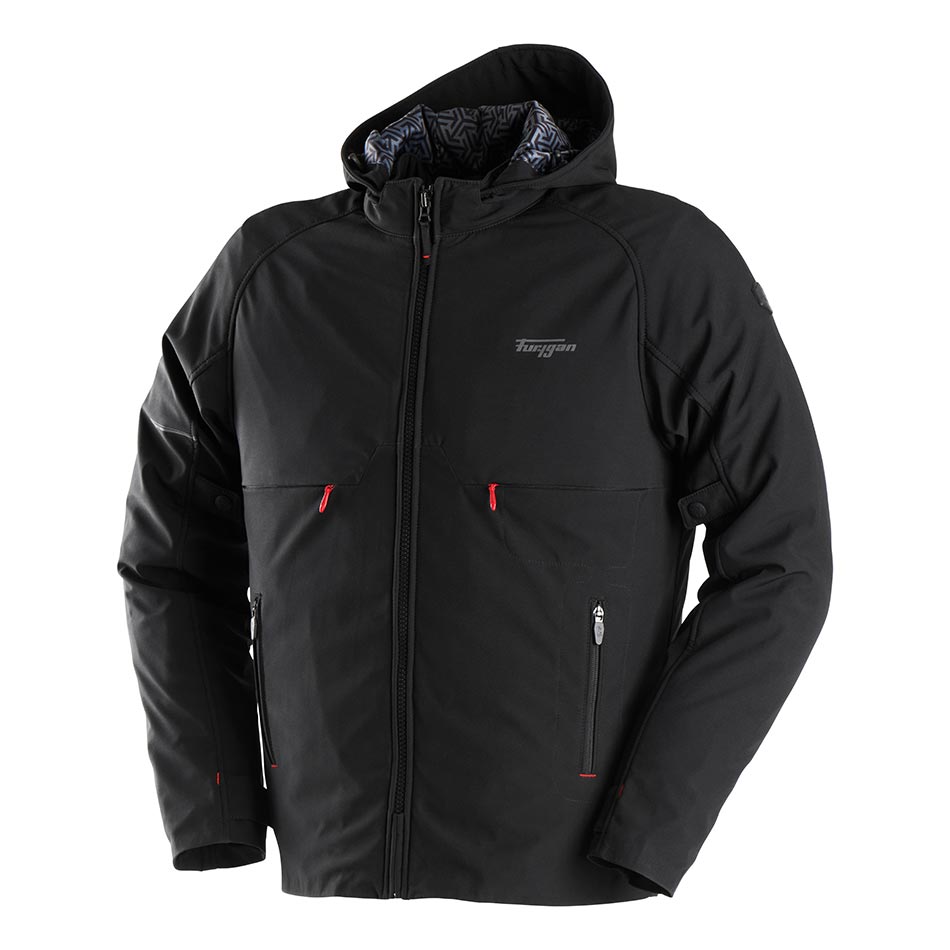 Blouson Moto Furygan ADDAX — Protection CE Niveau AA Noir - LE PRATIQUE DU MOTARD