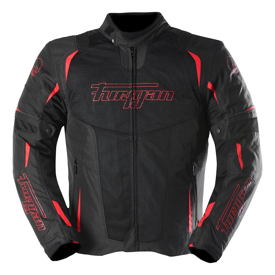 Blouson Moto Furygan ULTRASPARK 3IN1 VENTED+ — Protection CE Niveau A Noir - Rouge - LE PRATIQUE DU MOTARD