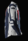 Blouson Moto Furygan APALACHES EVO — Protection CE Niveau AA Bleu - Pearl - Rouge - LE PRATIQUE DU MOTARD