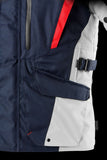 Blouson Moto Furygan APALACHES EVO — Protection CE Niveau AA Bleu - Pearl - Rouge - LE PRATIQUE DU MOTARD