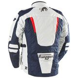 Blouson Moto Furygan APALACHES EVO — Protection CE Niveau AA Bleu - Pearl - Rouge - LE PRATIQUE DU MOTARD