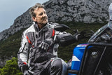 Blouson Moto Furygan APALACHES EVO — Protection CE Niveau AA Gris - Pearl - Rouge - LE PRATIQUE DU MOTARD