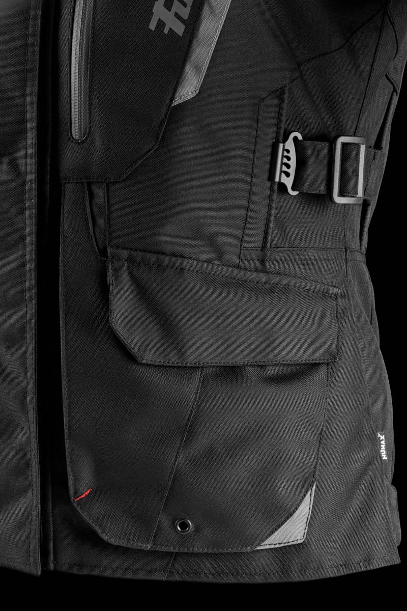 Blouson Moto Furygan APALACHES LADY EVO — Protection CE Niveau AA Noir - Gris - LE PRATIQUE DU MOTARD