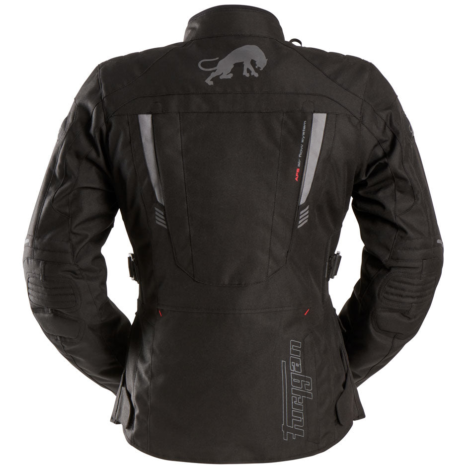 Blouson Moto Furygan APALACHES LADY EVO — Protection CE Niveau AA Noir - Gris - LE PRATIQUE DU MOTARD