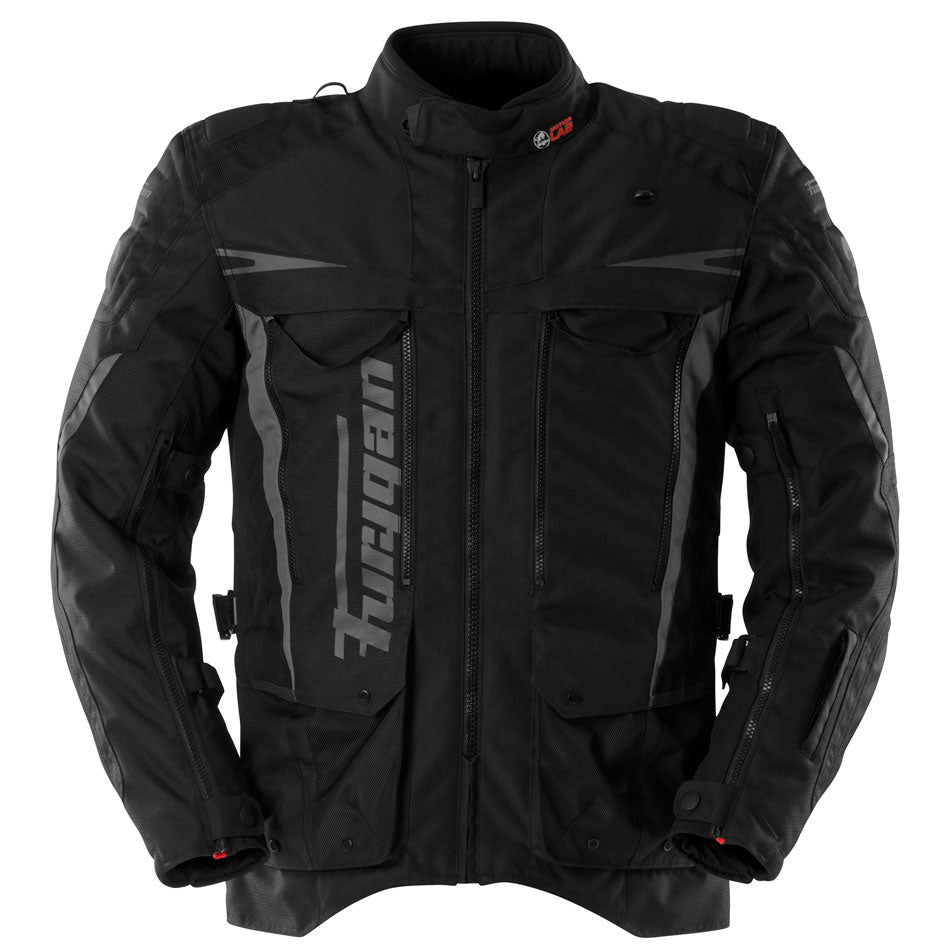 Blouson Moto Furygan MONTROC KEVLAR® PRIMALOFT® 3IN1+ — Protection CE Niveau AA Noir - LE PRATIQUE DU MOTARD