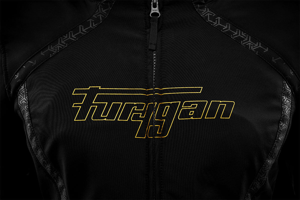 Blouson Moto Furygan SKYE LADY — Protection CE Niveau A Noir - Or - LE PRATIQUE DU MOTARD