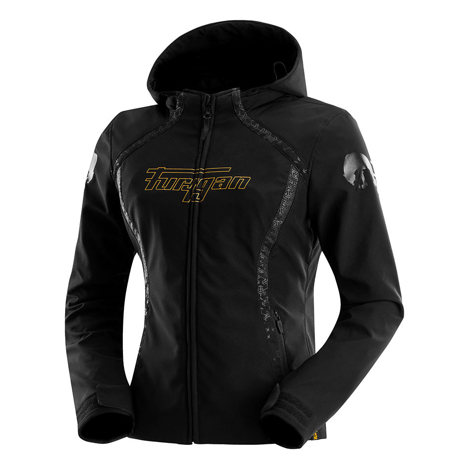 Blouson Moto Furygan SKYE LADY — Protection CE Niveau A Noir - Or - LE PRATIQUE DU MOTARD
