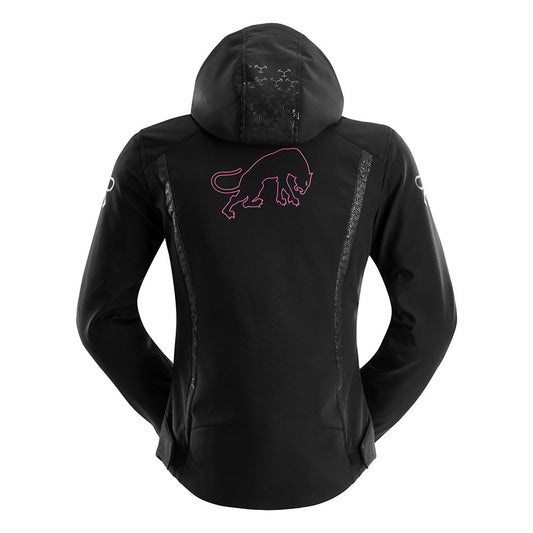 Blouson Moto Furygan SKYE LADY — Protection CE Niveau A Noir - Rose - LE PRATIQUE DU MOTARD