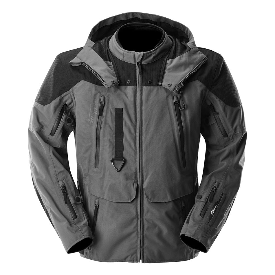 Blouson Moto Furygan KALAHARI — Protection CE Niveau AA Anthracite - Noir - LE PRATIQUE DU MOTARD
