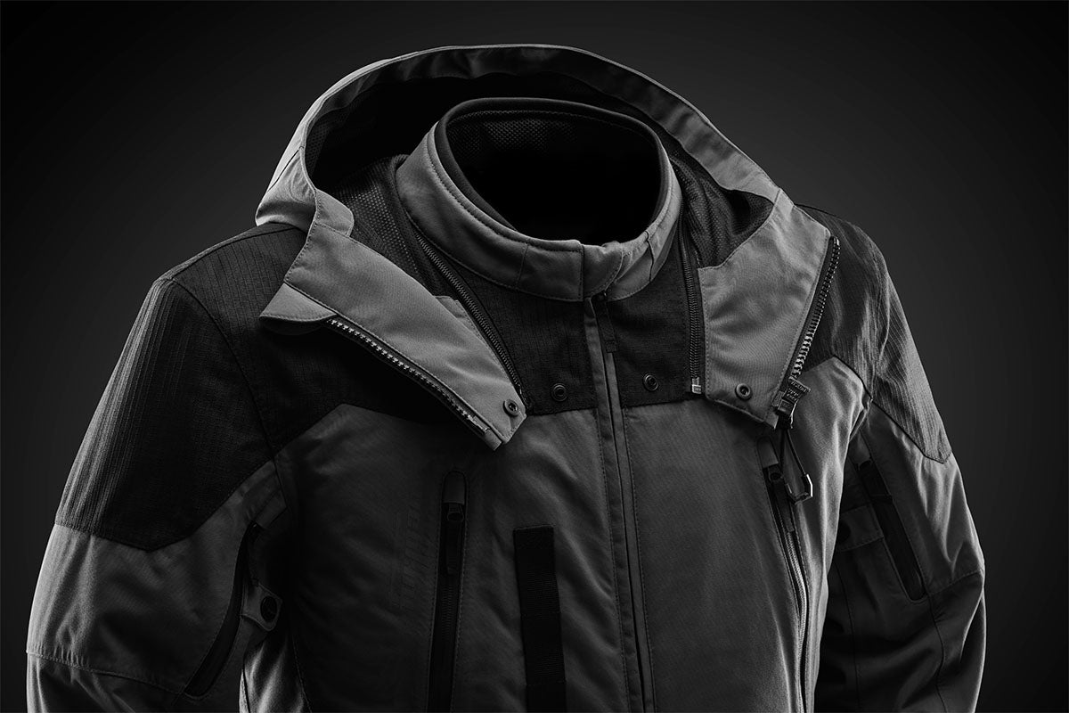Blouson Moto Furygan KALAHARI — Protection CE Niveau AA Anthracite - Noir - LE PRATIQUE DU MOTARD