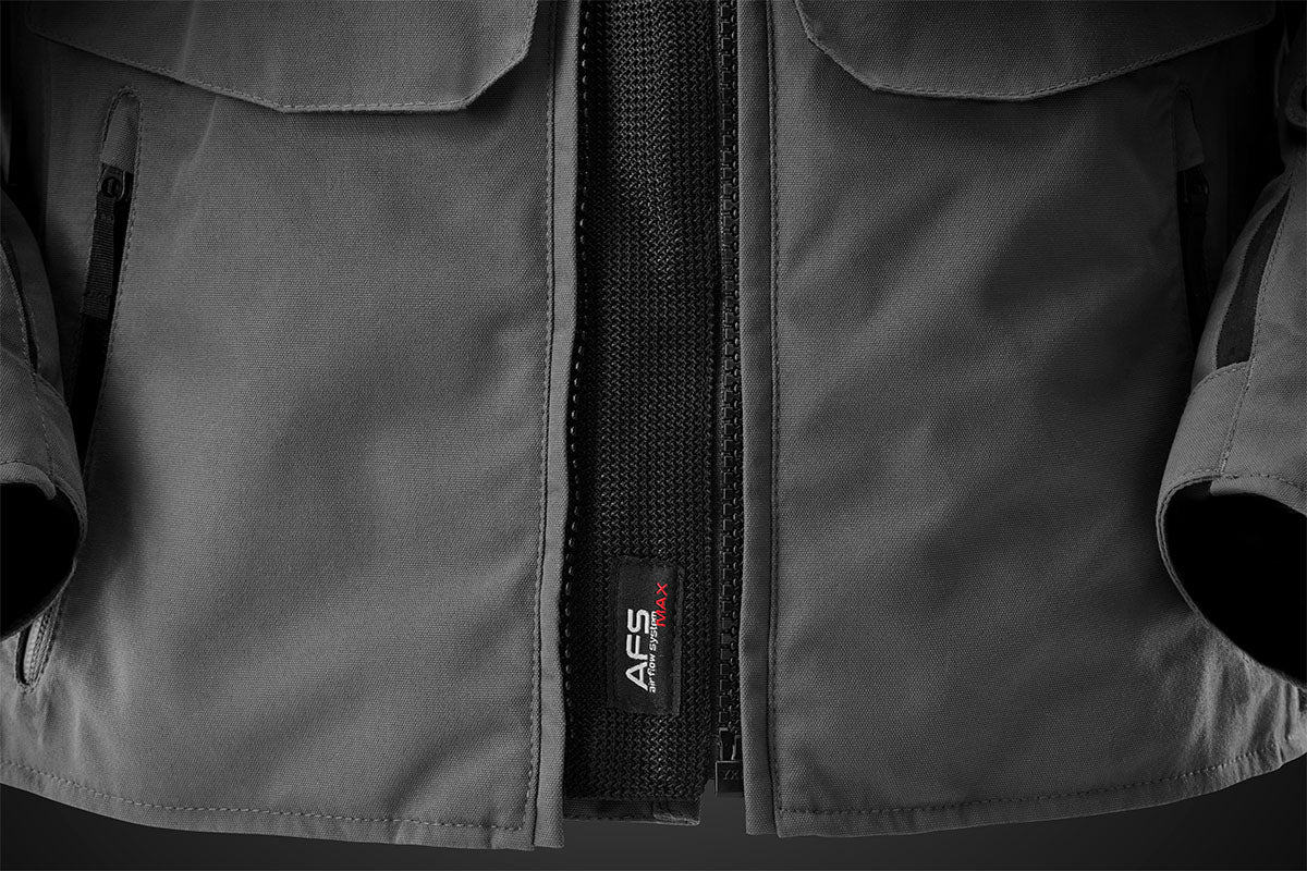 Blouson Moto Furygan KALAHARI — Protection CE Niveau AA Anthracite - Noir - LE PRATIQUE DU MOTARD