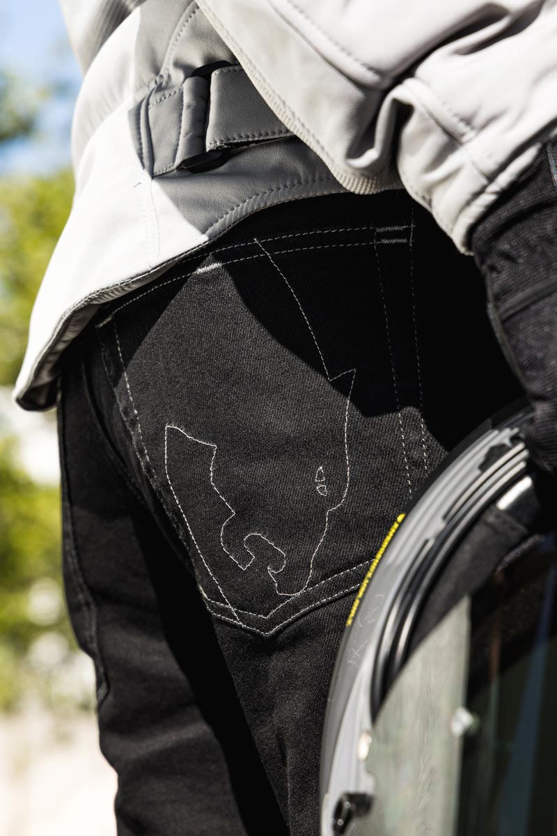 Pantalon Moto Furygan D03 TAPERED — Protection CE Niveau A Noir - LE PRATIQUE DU MOTARD