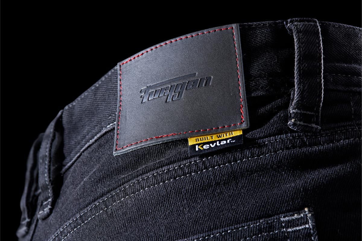 Pantalon Moto Furygan D12 X KEVLAR® STRAIGHT — Protection CE Niveau AA Noir - LE PRATIQUE DU MOTARD