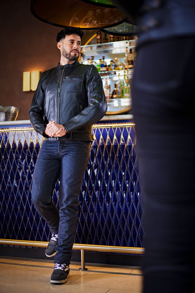 Pantalon Moto Furygan KALVIN X KEVLAR® SLIM — Protection CE Niveau AA Dark blue - LE PRATIQUE DU MOTARD