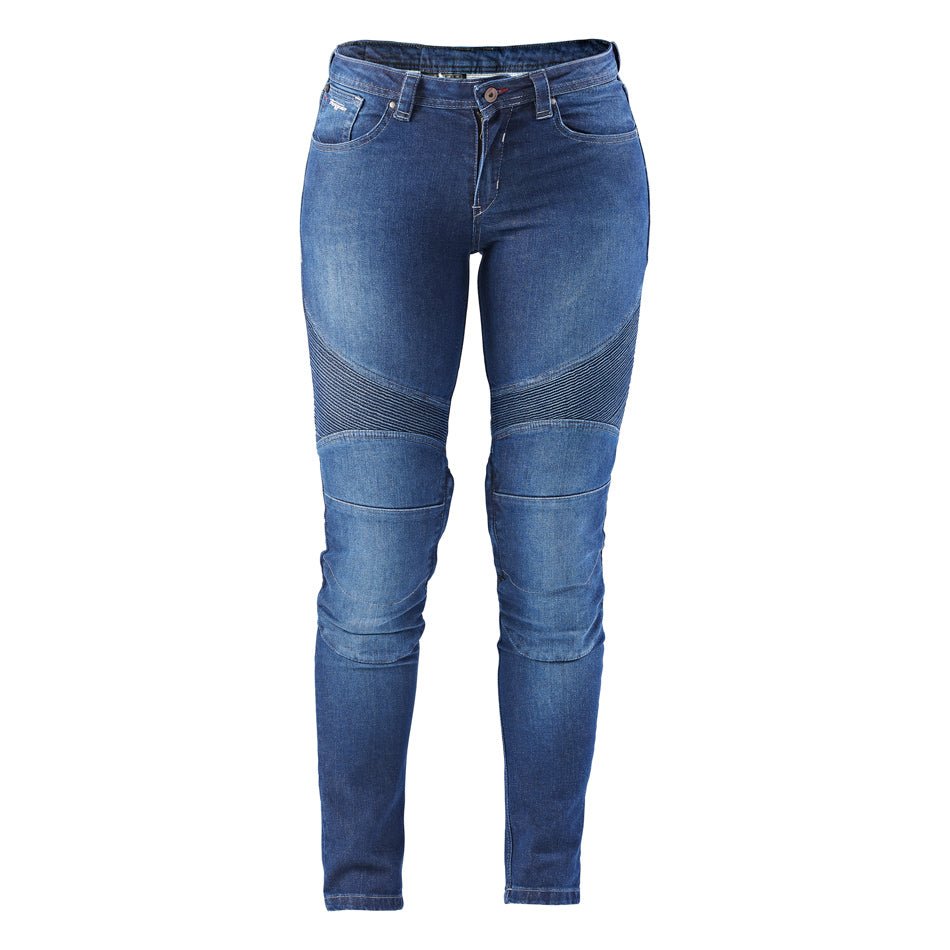 Pantalon Moto Furygan PURDEY EVO SLIM — Protection CE Niveau A Medium blue - LE PRATIQUE DU MOTARD