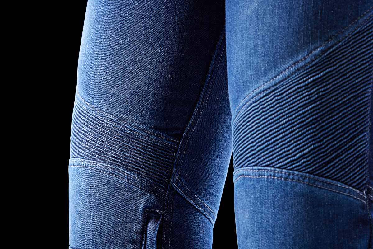 Pantalon Moto Furygan PURDEY EVO SLIM — Protection CE Niveau A Medium blue - LE PRATIQUE DU MOTARD