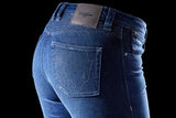 Pantalon Moto Furygan PURDEY EVO SLIM — Protection CE Niveau A Medium blue - LE PRATIQUE DU MOTARD