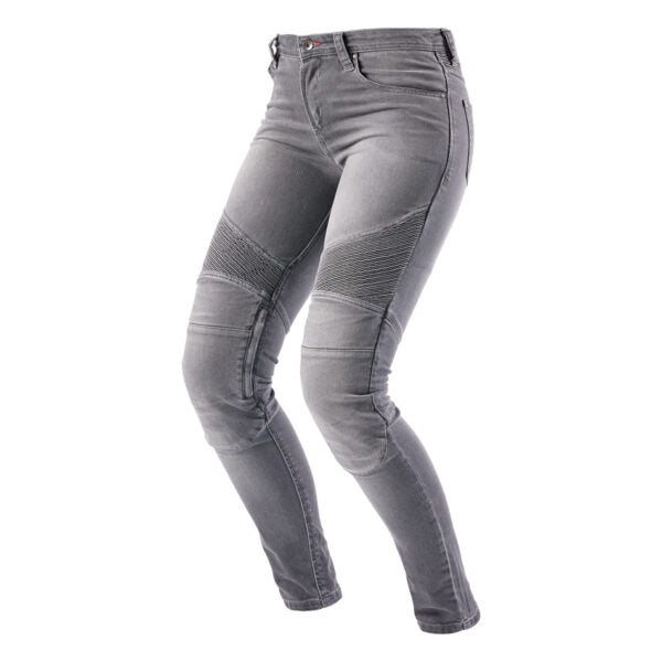 Pantalon Moto Femme Furygan PURDEY EVO SLIM Gris — CE A | Été - LE PRATIQUE DU MOTARD