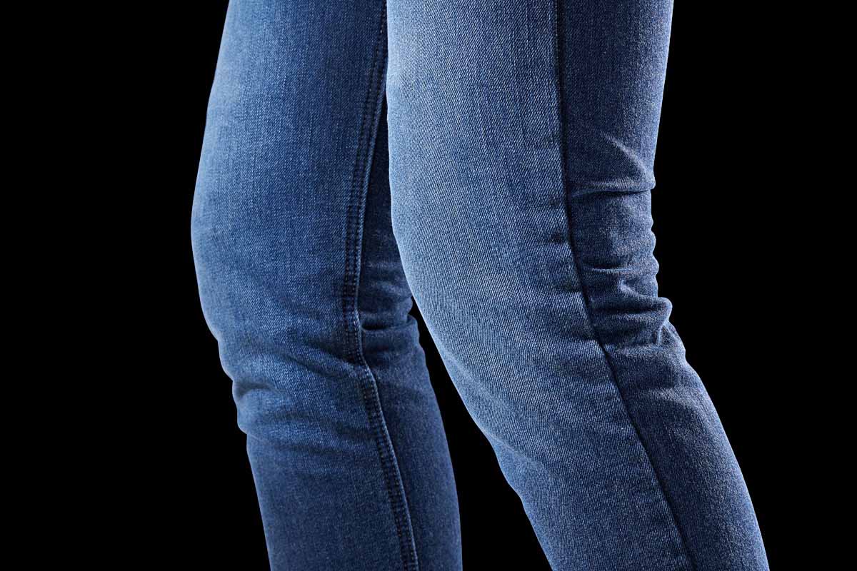 Pantalon Moto Furygan KATE X KEVLAR® STRAIGHT — Protection CE Niveau AAA Medium blue - LE PRATIQUE DU MOTARD
