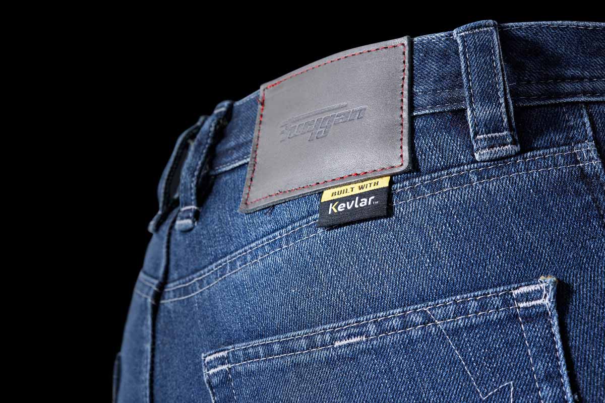 Pantalon Moto Furygan KATE X KEVLAR® STRAIGHT — Protection CE Niveau AAA Medium blue - LE PRATIQUE DU MOTARD