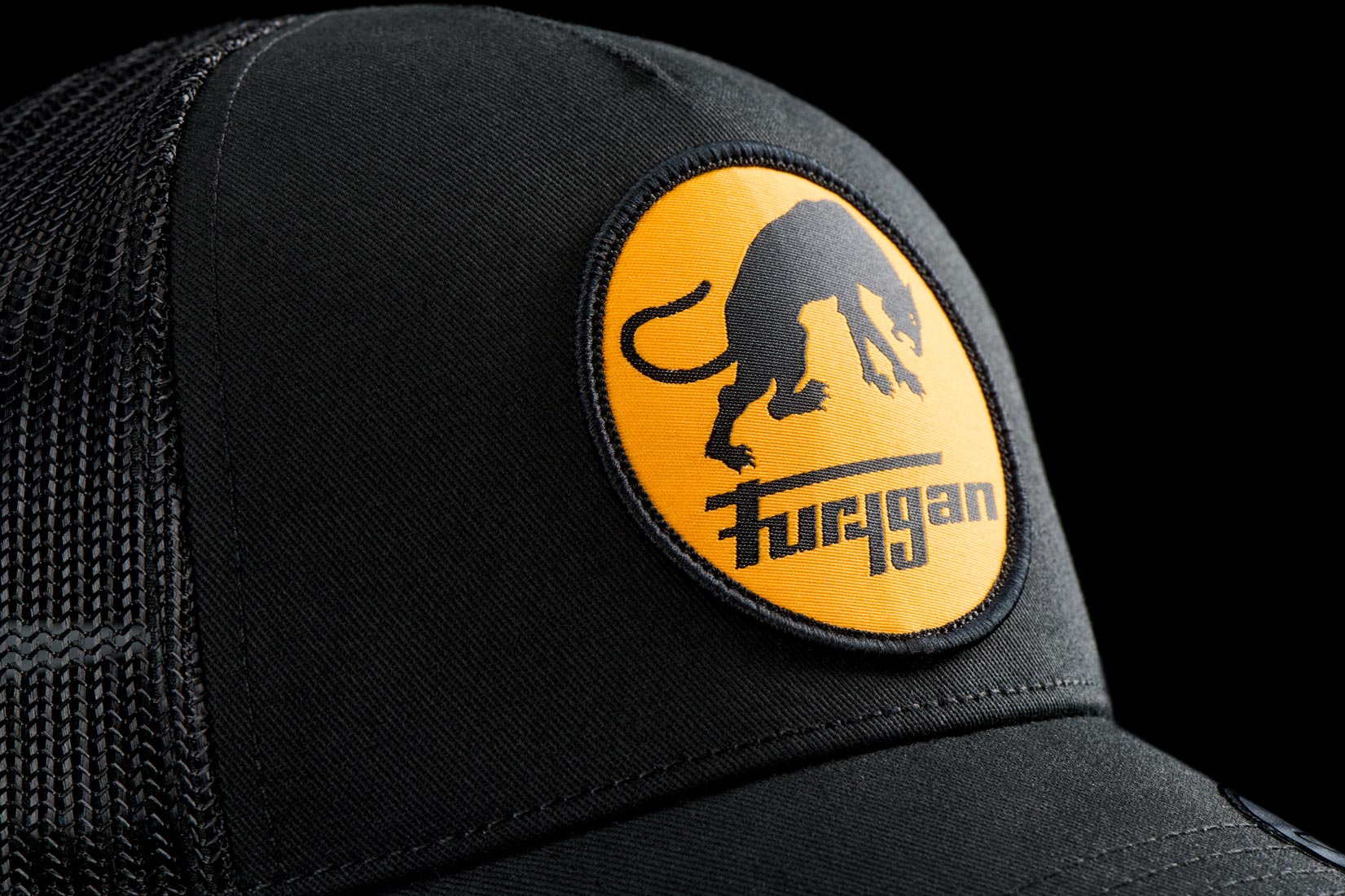 TRUCKER LOGO - Noir-Jaune Fury