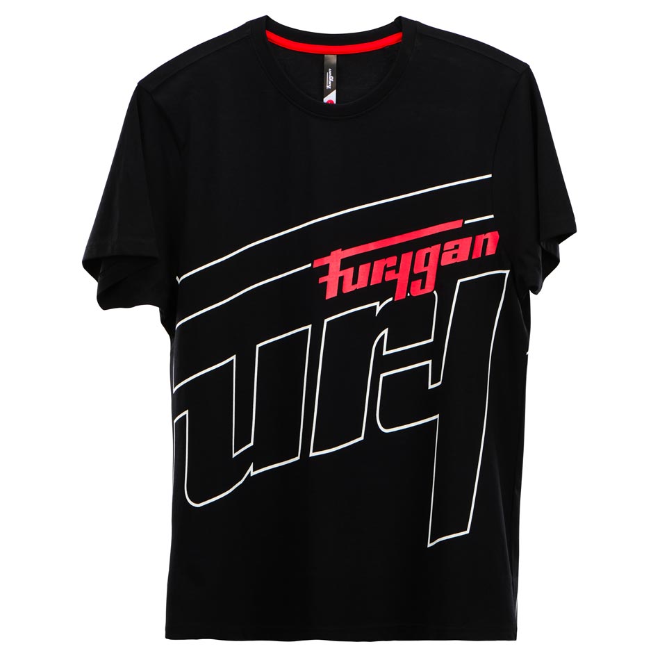 T-SHIRT RAGE - Noir-Blanc-Rouge